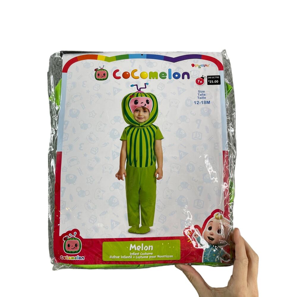 Cocomelon Costume Infant 12-18 Months Melon Disguise Youth Childrens NWT